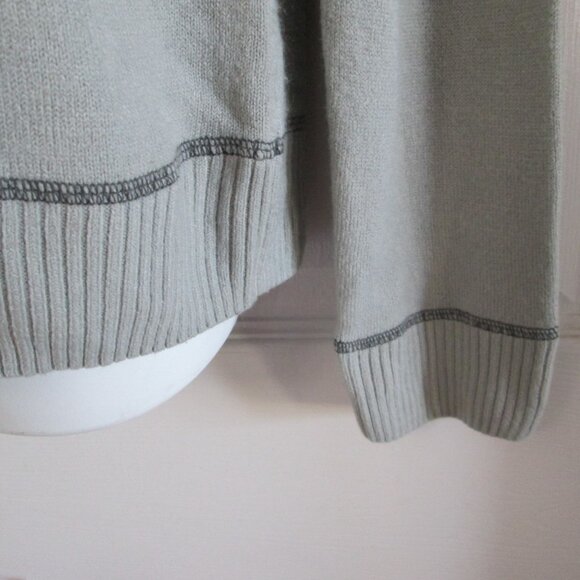 AEROPOSTALE Gray Lightweight Crewneck Sweater (S) EUC - Picture 6 of 7